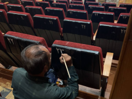 گزارش تصویری از مراحل تجهیز سینماهای ساوه و اراک